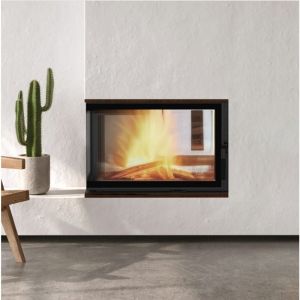 Azura Insert cheminée FLOKI 8Kw vitre à gauche