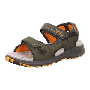 Superfit Criss Cross Sandale, Vert Orange 7000, 38 EU Large