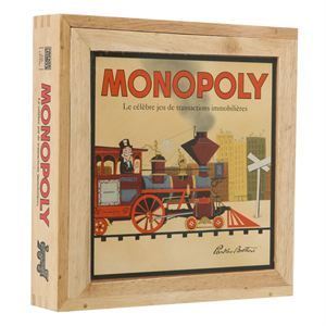 Hasbro Monopoly série Nostalgie en bois