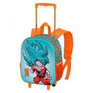Karactermania Dragon Ball Blue Sac à dos 3D à Roulettes Petit, One Size Multicolore
