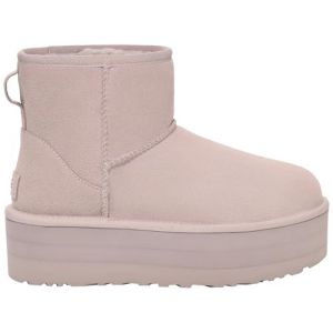 Botte UGG Classic Mini &agrave; plateforme pour femme | UGG UE in Pale Smoke, Taille 41, Daim