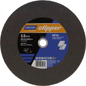 Norton clipper Disque de coupe Metal A24R-300x35x20mm