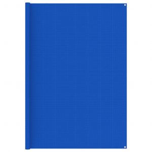 VidaXL Tapis de tente 250x350 cm Bleu
