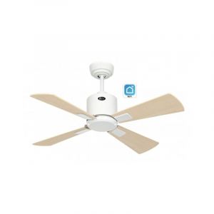 Casafan 943021w Eco Neo Iii 92cm Ventilateur De Plafond En H&ecirc;tre Blanc Avec Wifi