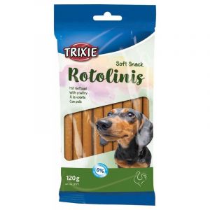 Trixie Friandise chien Soft Snack Rotolinis a la volaille 120g soit 12 pieces