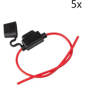 Ecence Electronique Embarquee - 5x Porte-fusibles V&eacute;hicule Automobile Porte Fusibles Voiture Fusible Plat 11040106