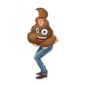 Image de Chaks Déguisement Emoji crotte adulte Taille Unique