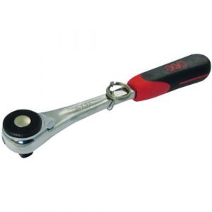 Sam Outillage Cliquet 1/2'' Push 120 D. Invers. Levier Avec Clip Inox Fme