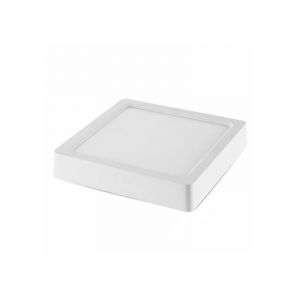Optonica Plafonnier de surface led 12W carré 167mmx167mm - Blanc du Jour 6000K