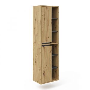 Vicco Meuble De Rangement De Salle De Bain Viola, Chêne Artisan, 50 X 170 Cm
