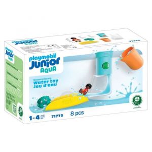 Playmobil | Junior Aqua | Réservoir Cascade avec Toboggan | Jouets Aquatiques à partir de 1 an | Cadeau pour Les Tout-Petits | Jouet de Bain Durable avec Toboggan et Cascade | 71775