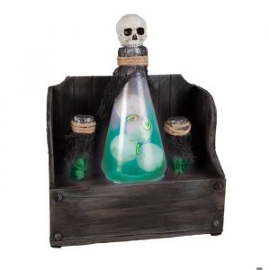 Ptit Clown Déco sonore et lumineuse Etagère avec potions magiques 30 cm
