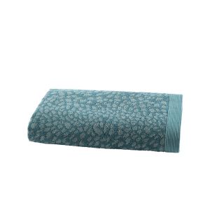 Anne de Solène Drap de douche coton vert foncé 70x140 cm