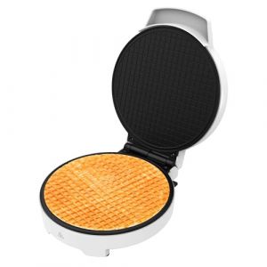 Cecotec Gaufrier électrique 1000 W, plaque antiadhésive en acier inoxydable, protection 19 cm