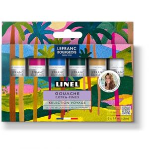 Lefranc & bourgeois LB LINEL GOUACHE EXTRA-FINE SET 6X14ML VOYAGE