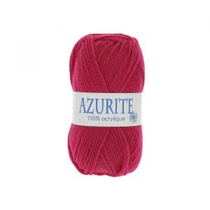 Pelote &agrave; tricoter AZURITE de Distrifil - Laissez votre cr&eacute;ativit&eacute; briller &agrave; petit prix ! - certifi&eacute; Oeko-Tex(...) - 3019 Fuchsia