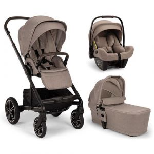 Nuna Poussette Trio Mixx Next + Si&egrave;ge auto Pipa Next + Nacelle Mixx Next Cedar