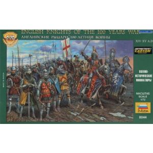 Zvezda Maquette Chevaliers anglais Guerre de 100 ans - Echelle 1:72