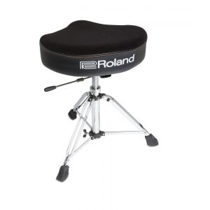 Roland RDT-SH tabouret de batterie avec assise en velours et réglage hydraulique