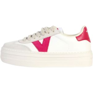 Victoria Chaussures barcelone cycliste effet cuir & suède noir