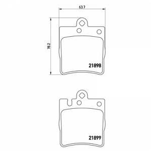 Brembo 4 plaquettes de frein P50033