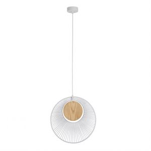 Forestier Oyster suspension de designer, blanche