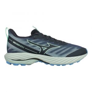 Image de Mizuno Wave Rider GTX 2 Chaussure Trail Hommes - Bleu Foncé, Mint, Pointure 45