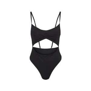 Vero Moda Vmolivia Maillot de Bain Une pièce, Noir, S Femme