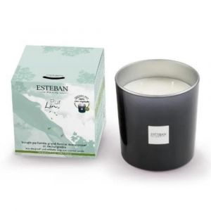 Esteban Paris Bougie 3 mèches parfumée rechargeable 450g
