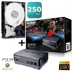 AverMedia Game Capture HD (C281) - Boîtier USB 2.0 d'acquisition vidéos HD (Capture vidéo pour jeux vidéo PS3/XBox 360/PC)