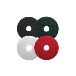 Leman Lot de 5 disques PAD pour nettoyage des sols - rouge pour lustrage - D. 406 mm - 5240605