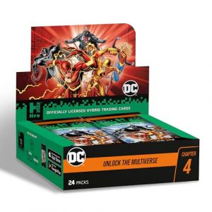 Image de Cartamundi HRO- DC Comics x Unlock The Multiverse : Chapitre 4 – 24 Booster Collectionner Hybrides. 168 Cartes au Total, 10041037-0001