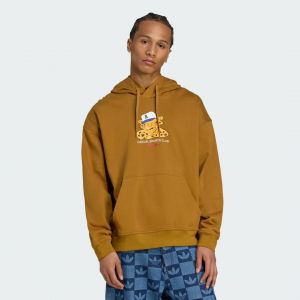 Adidas Originals Wabash Loose Hoodie, Brown - Taille XL