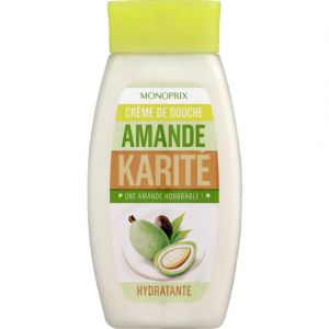Monoprix Cr&egrave;me de douche hydratante amande karit&eacute; - Le flacon de 250ml