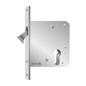 KFV Serrure pour porte coulissante WC,D55,20kt,DL/DR