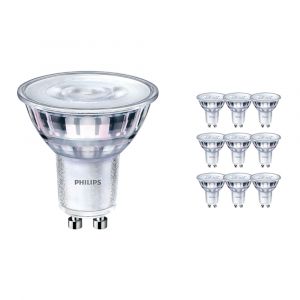 Philips Lot 10x Corepro LEDspot GU10 PAR16 2.7W 215lm 36D - 827 Blanc Très Chaud | Équivalent 25W