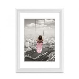 Hama Cadre photo en plastique Swing, blanc, 40 x 50 cm