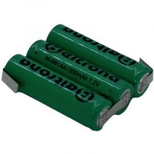 Beltrona 3AA1500 Pack de piles rechargeables 3x LR6 (AA) cosses à souder en Z NiMH 3.6 V 1500 mAh