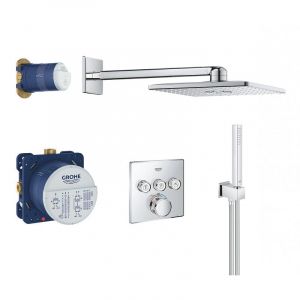 Grohe SmartControl Set de douche + accessoire anticalcaire WashBall offerte (34712000)