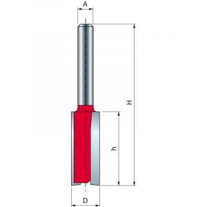 Mèche droite à deux tranchants FREUD - Ø9 H25/63 Q8 Z2 - F03FR01451 -04-12408P