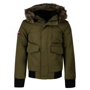 Superdry Everest Bomber Veste, Surplus Goods Olive, S Homme
