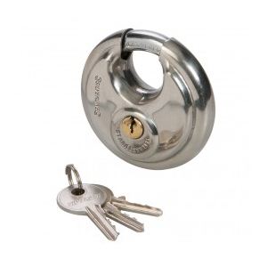 Silverline 292707 - Cadenas circulaire à anses protégées 70 mm