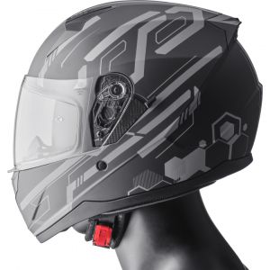 Casque moto intégral GMS Hexago Graphic