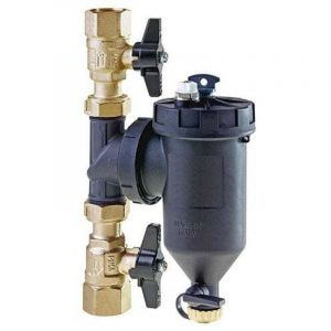 Filtre magnetique et anti-boue 1"