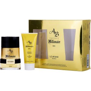 Lomani Ab Spirit Millionaire Eau de Parfum and Shower Gel Gift Set for Men