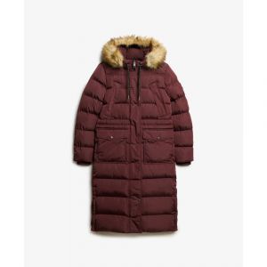 Superdry Manteau long en fausse fourrure femme Everest