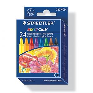 Staedtler 220 NC24 - Craies à la cire Noris Club, étui carton de 24