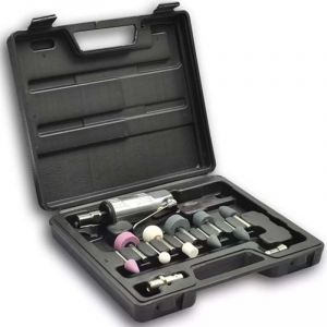 Image de VidaXL Coffret meuleuse pneumatique + meules 16 pièces