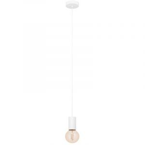 Eglo Suspension Pozueta 1, à 1 lampe, blanche