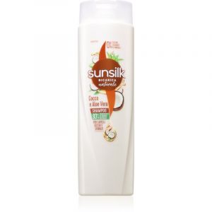 Sunsilk Ricarica naturale - Shampoo Cocco e Aloe Vera per capelli secchi e sfibrati 250 ml